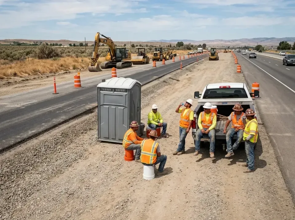 highway-road-construction-crew-007 — frequently asked questions, Porta Potty and Restroom Rentals in Gleneagle, CO